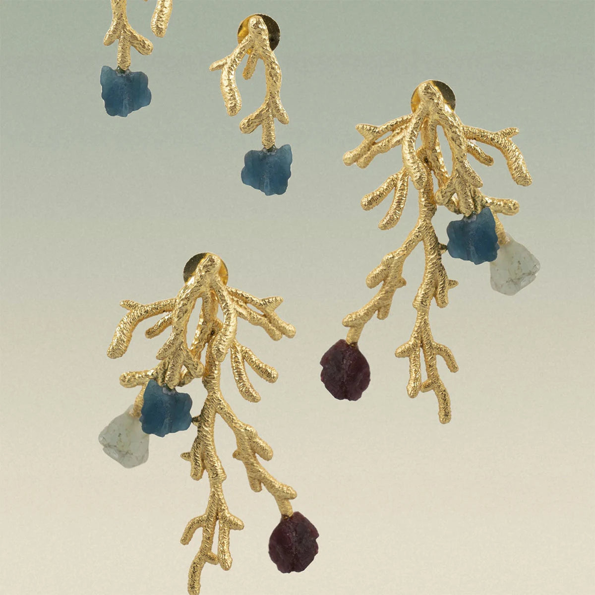 Pendientes Gobiidae Desmontable Multicolor