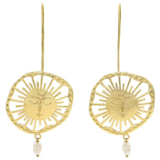 Pendientes Dubai Perla