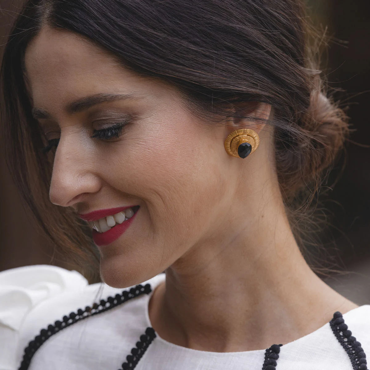 Pendientes Égeon Negro
