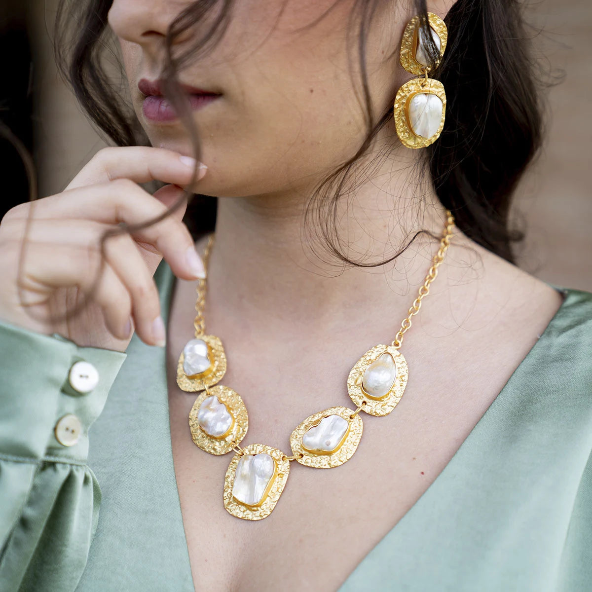 Collar Elenis Perla