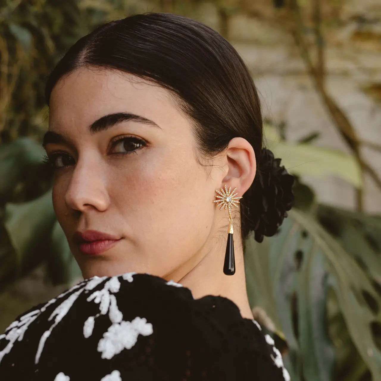 Pendientes Estrella Andaluza M Morado