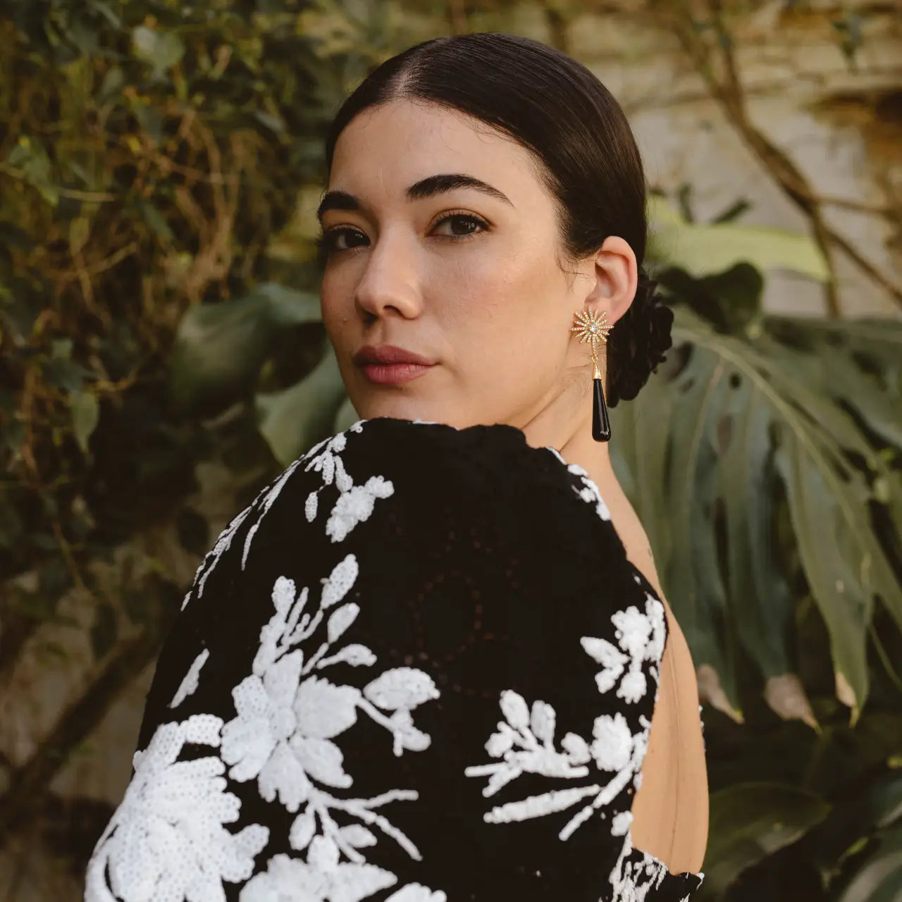 Pendientes Estrella Andaluza M Morado