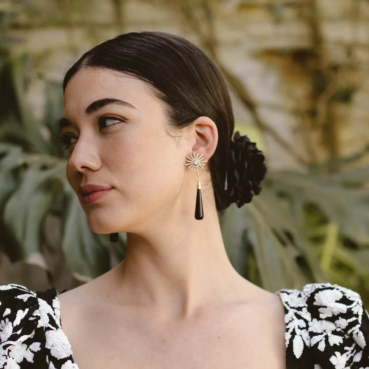 Pendientes Estrella Andaluza M Morado