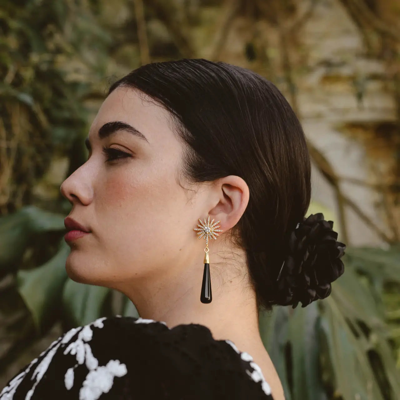 Pendientes Estrella Andaluza M Morado