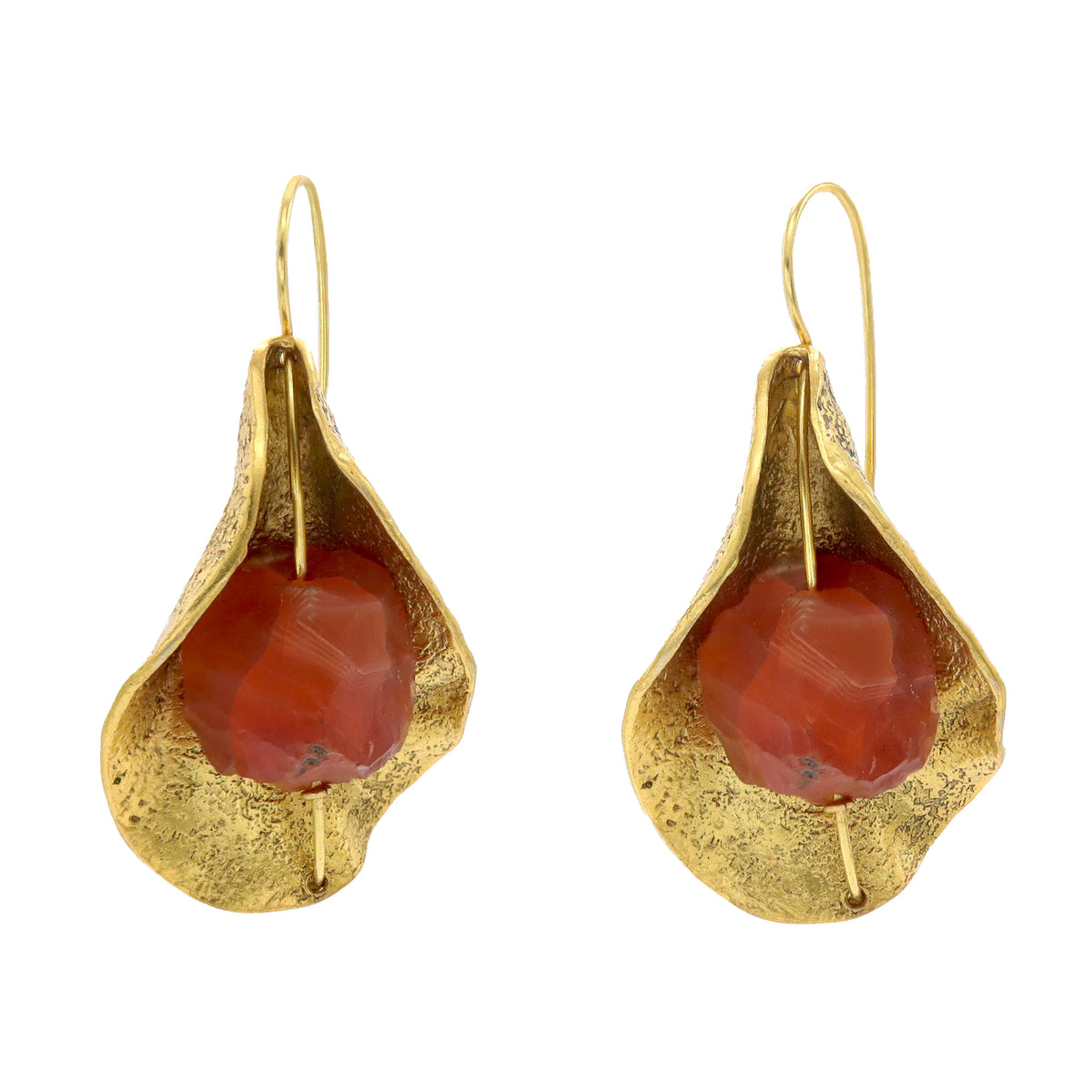 Pendientes Etosha naranja