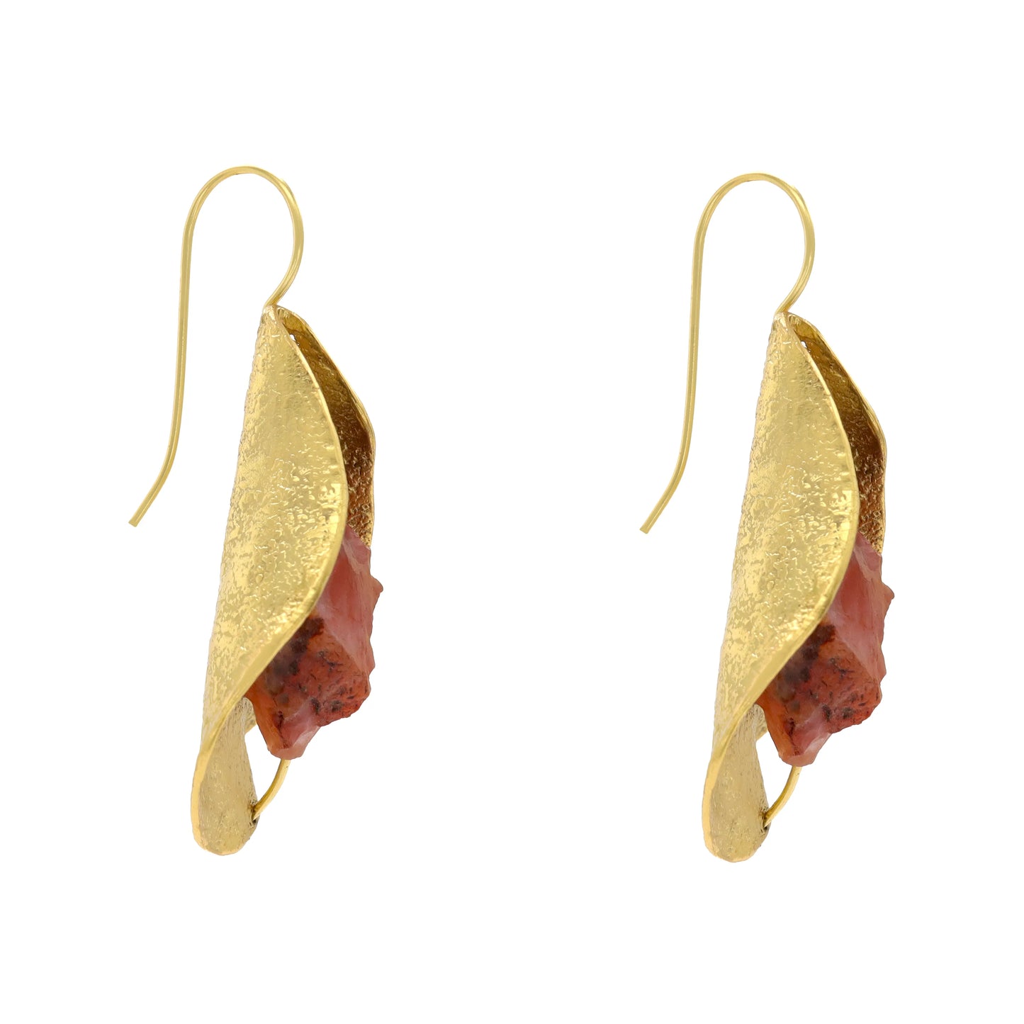 Pendientes Etosha naranja