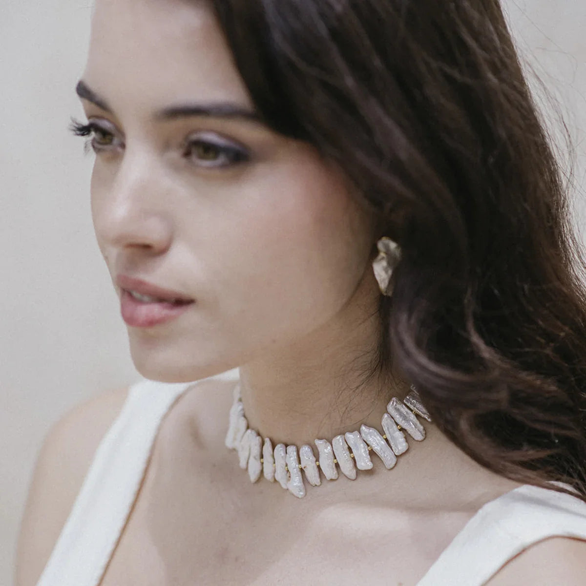 Choker Raffles Perlas