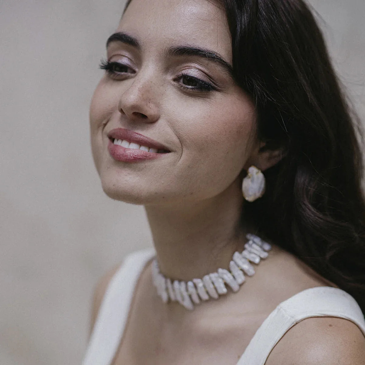 Choker Raffles Perlas