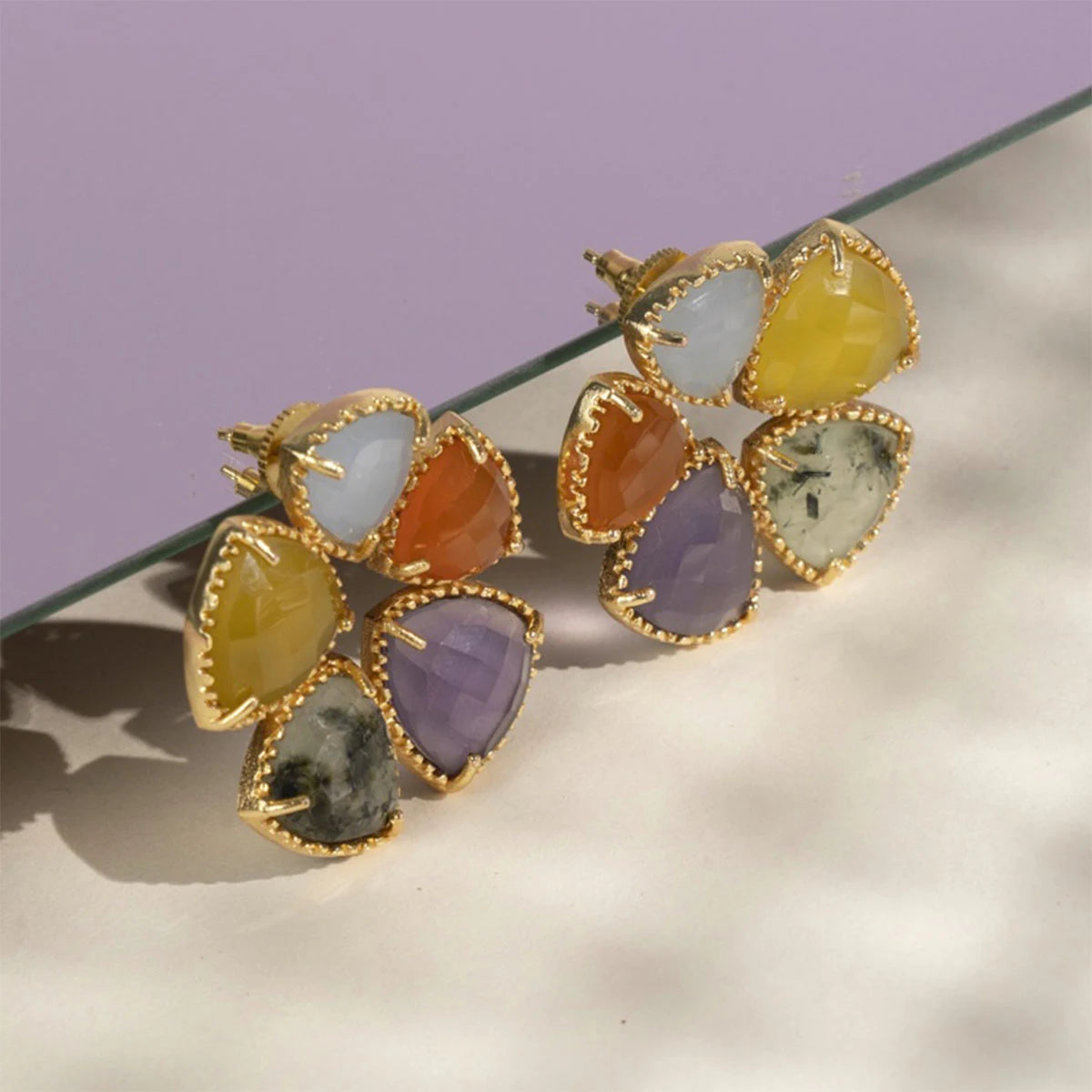 Pendientes Flor Cardona Multicolor