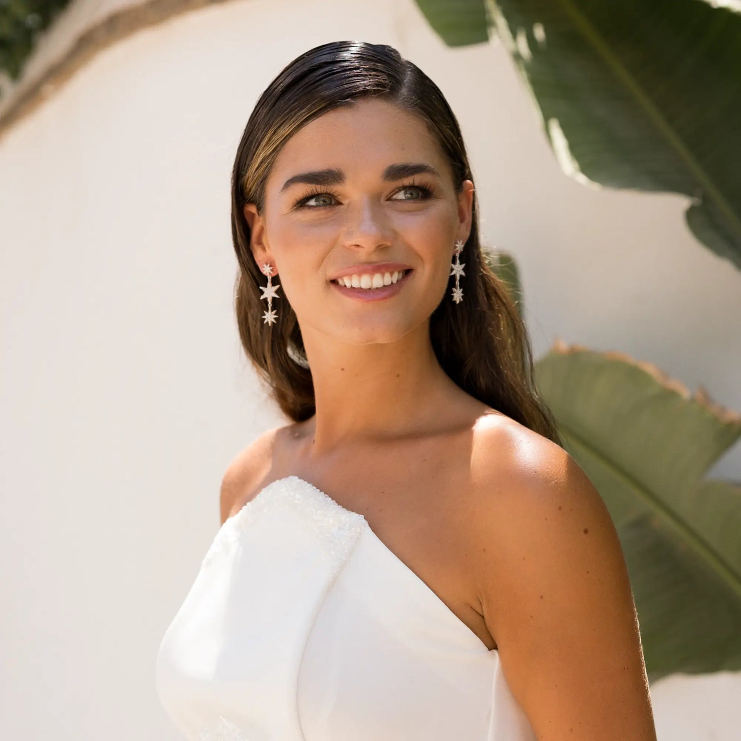 Pendientes Galaxy Plata Shine