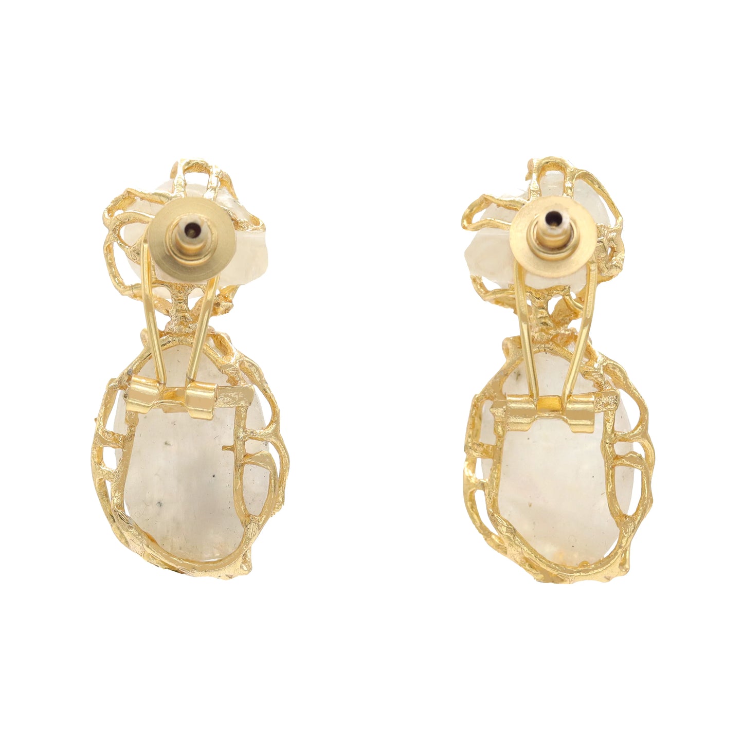 Pendientes Guiza Piedra Lunar