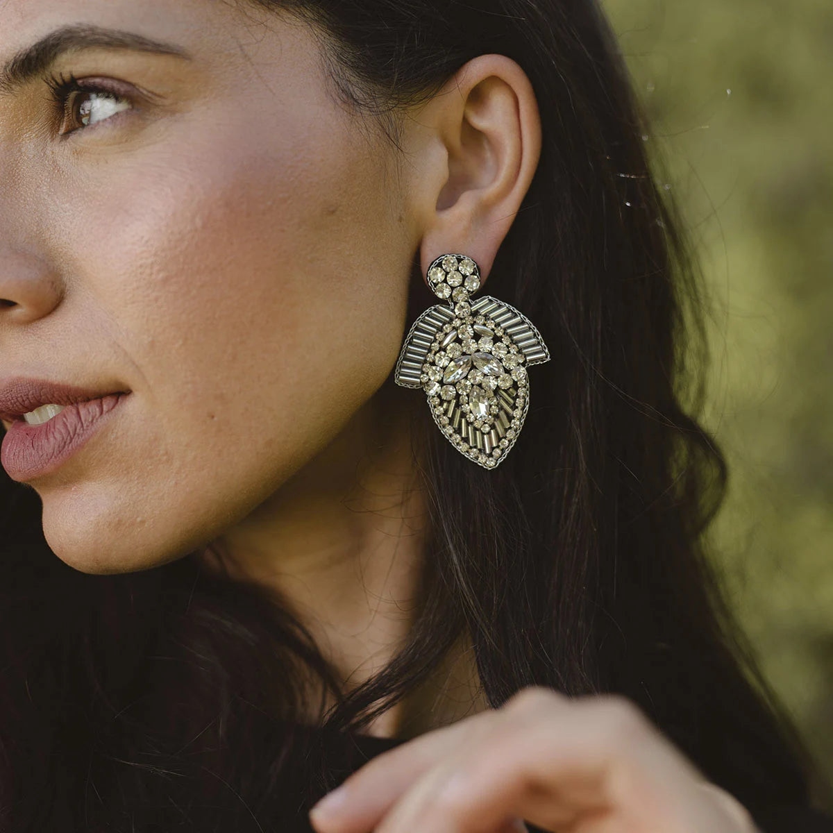 Pendientes Hallur Plata