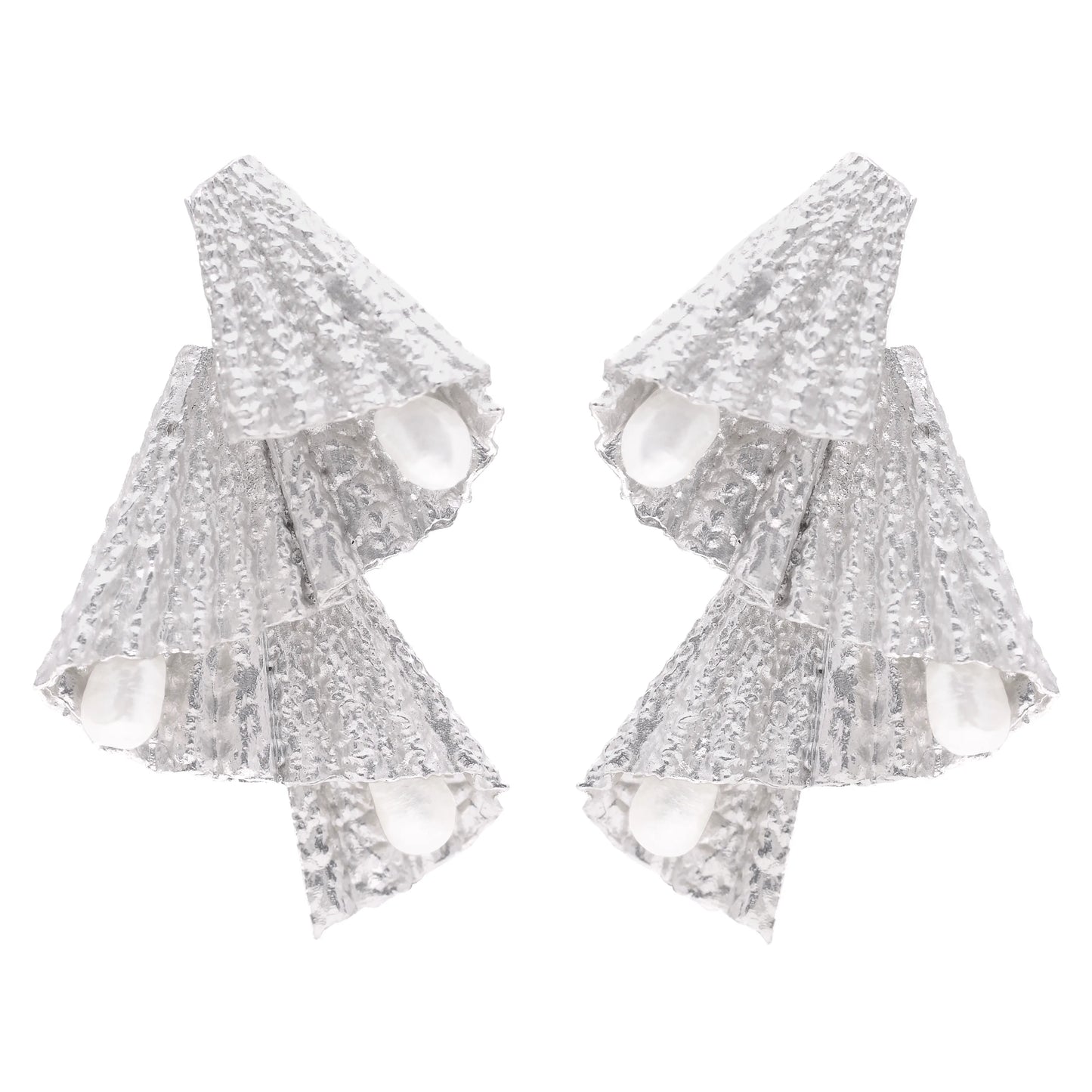 Pendientes Hanbok Plata Perlas