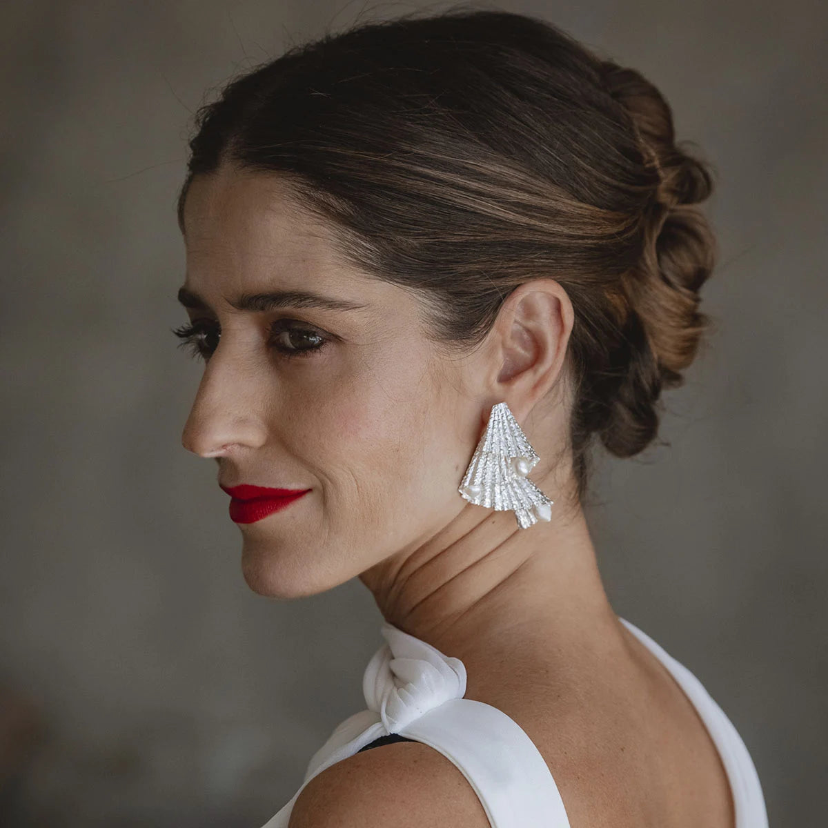 Pendientes Hanbok Plata Perlas