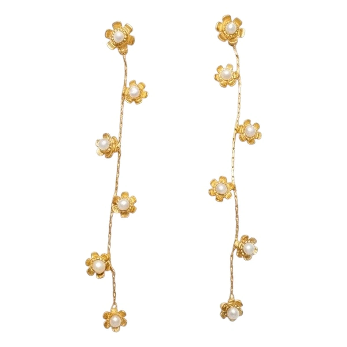 Pendientes Jazmín Perlitas