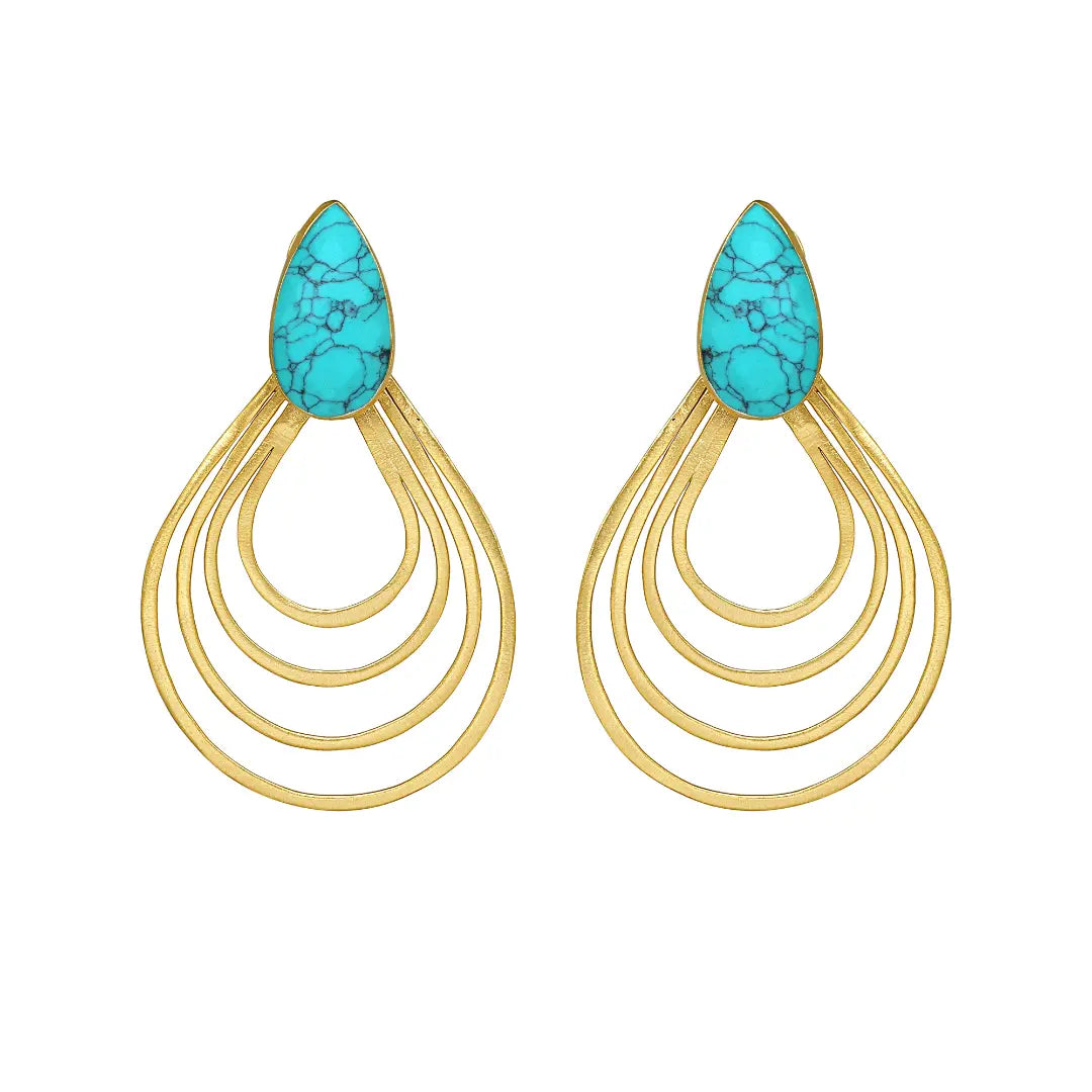 Pendientes Karma La turquesa