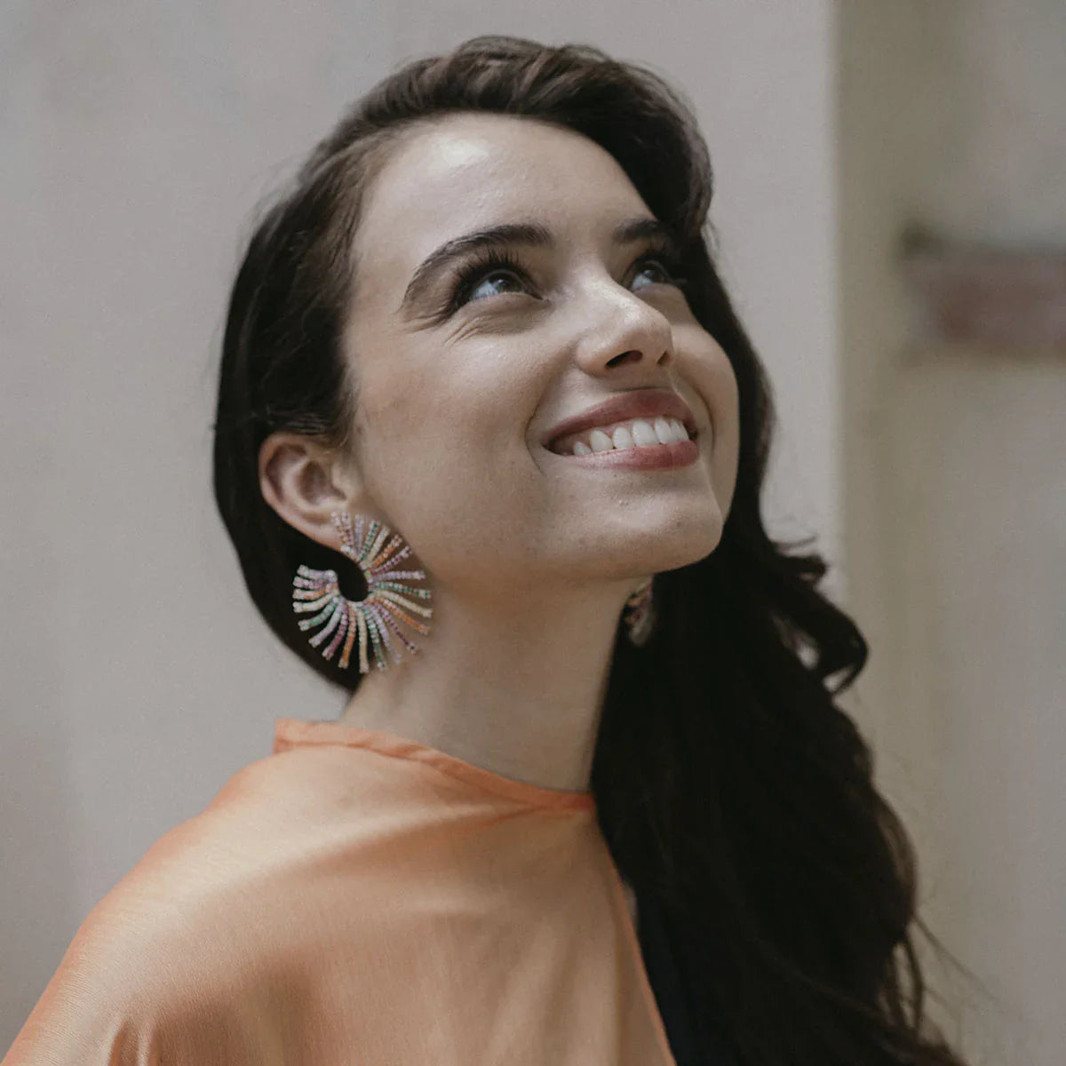 Pendientes Le Soleil Plata Multicolor