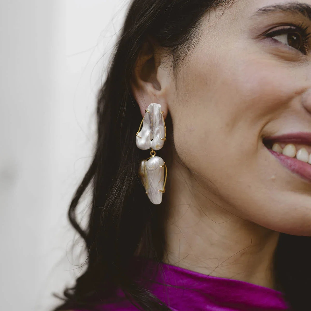 Pendientes Leira Perlas