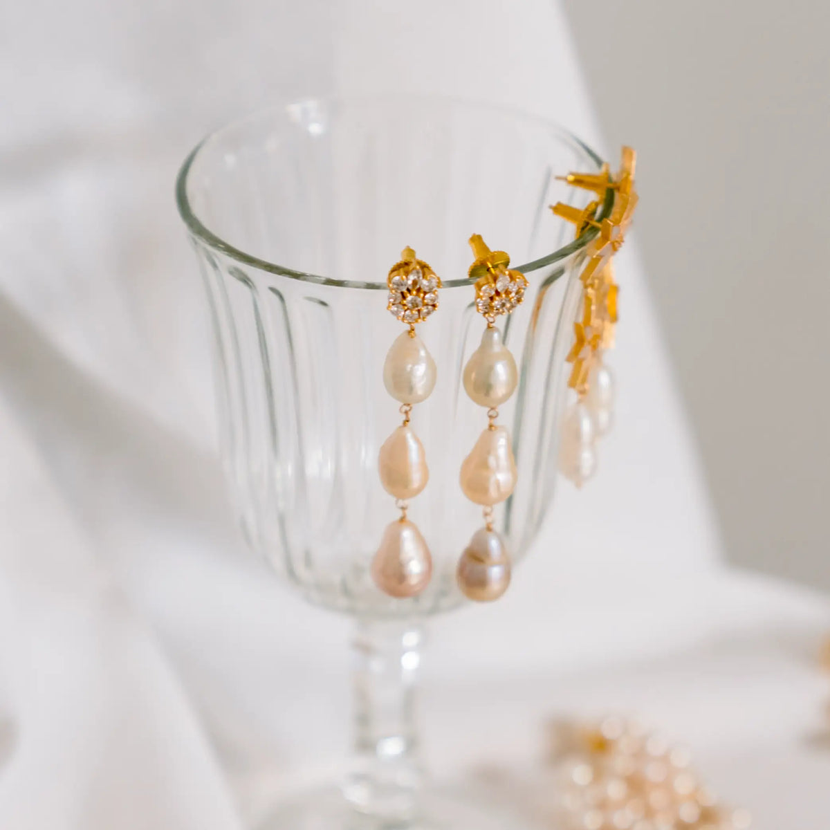 Pendientes Maribel Shine Perlas