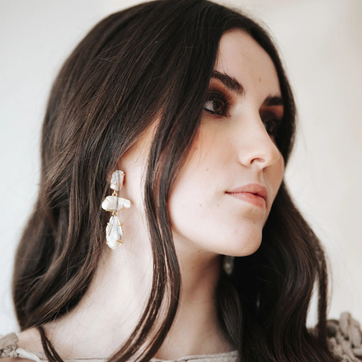 Pendientes Mariel Perlas