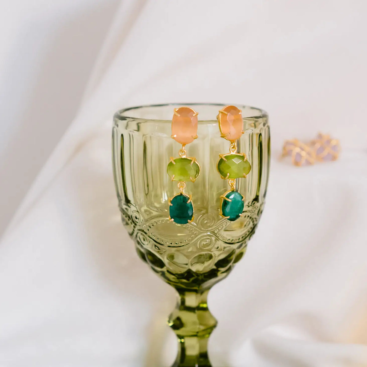 Pendientes Martis Naranja y Verdes