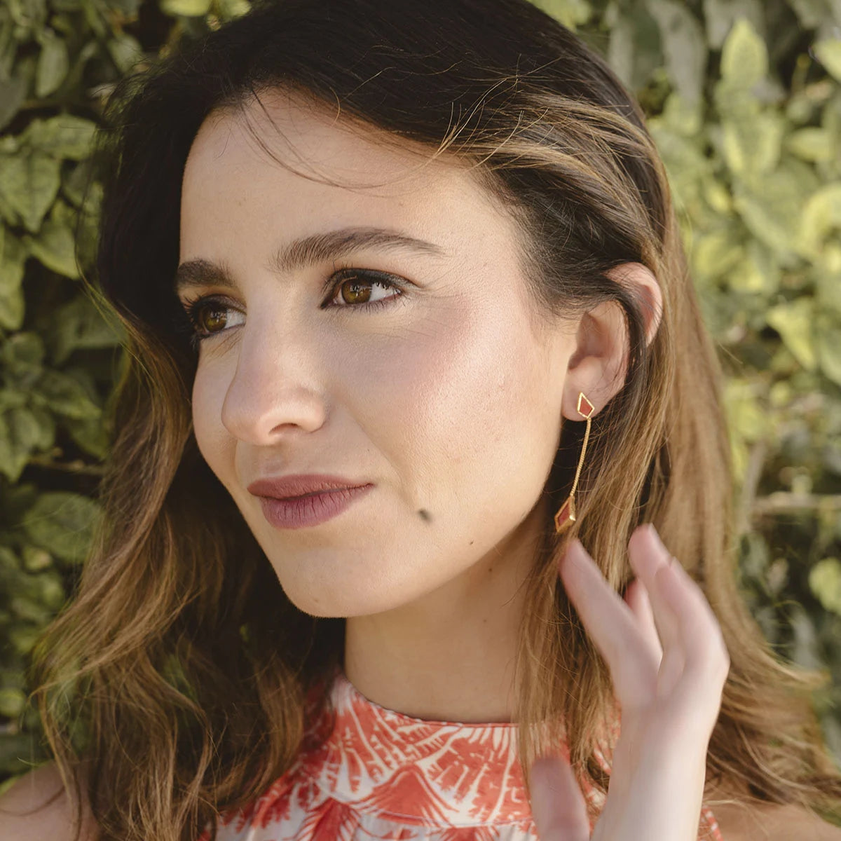 Pendientes Mist Rojo