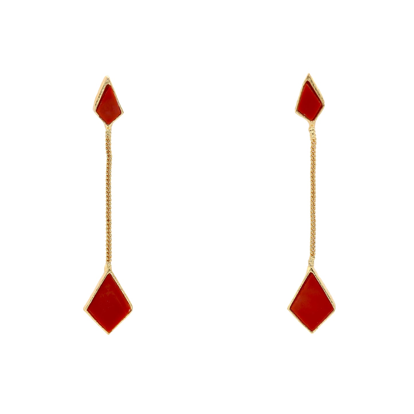 Pendientes Mist Rojo