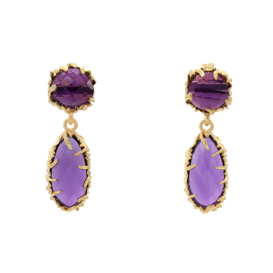 Pendientes Modonia Morado