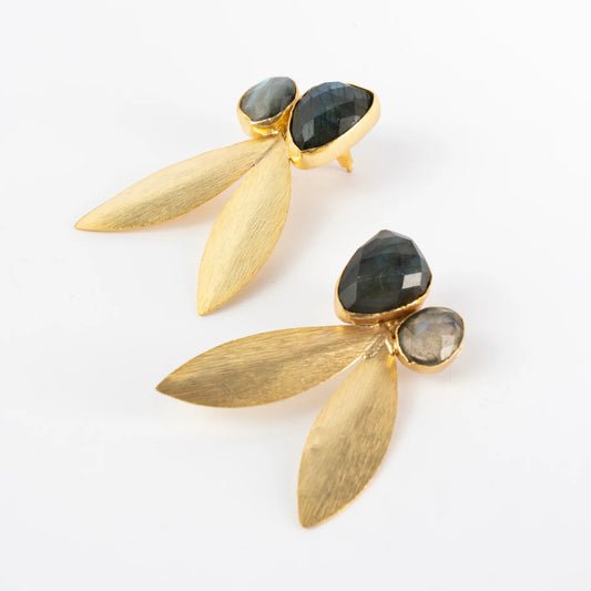 Pendientes Narciso Ed. Limitada Labradorita