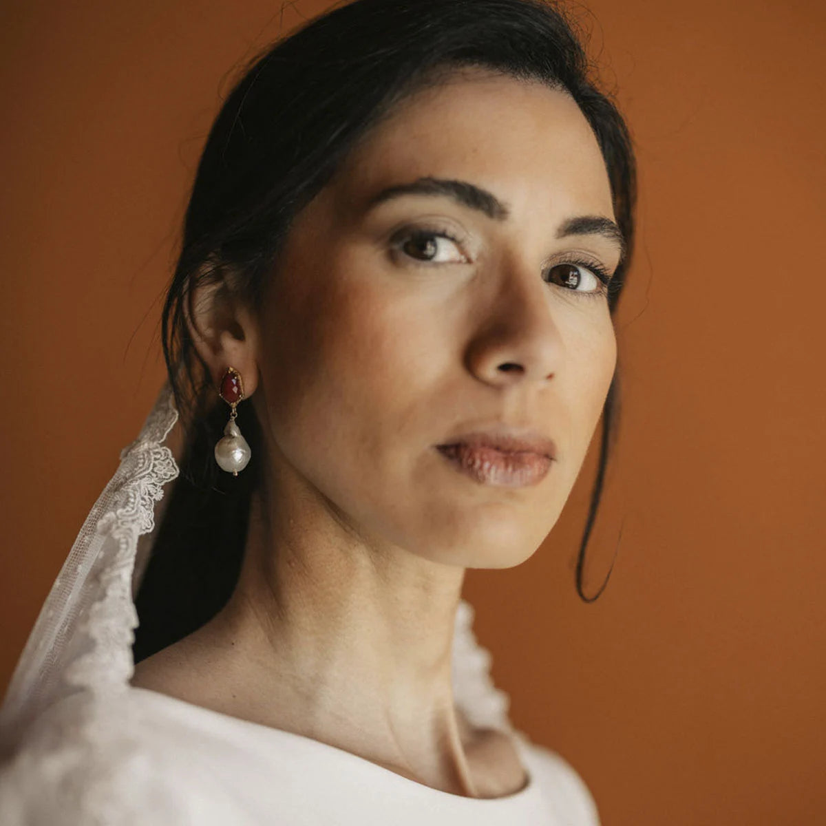 Pendientes Perlá Rubí y Perla