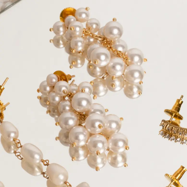 Pendientes Perlage Nube Perlas