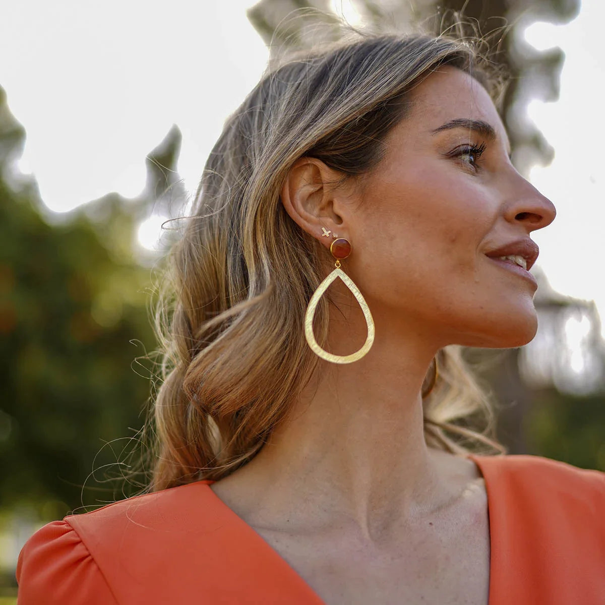 Pendientes Polaris Naranja