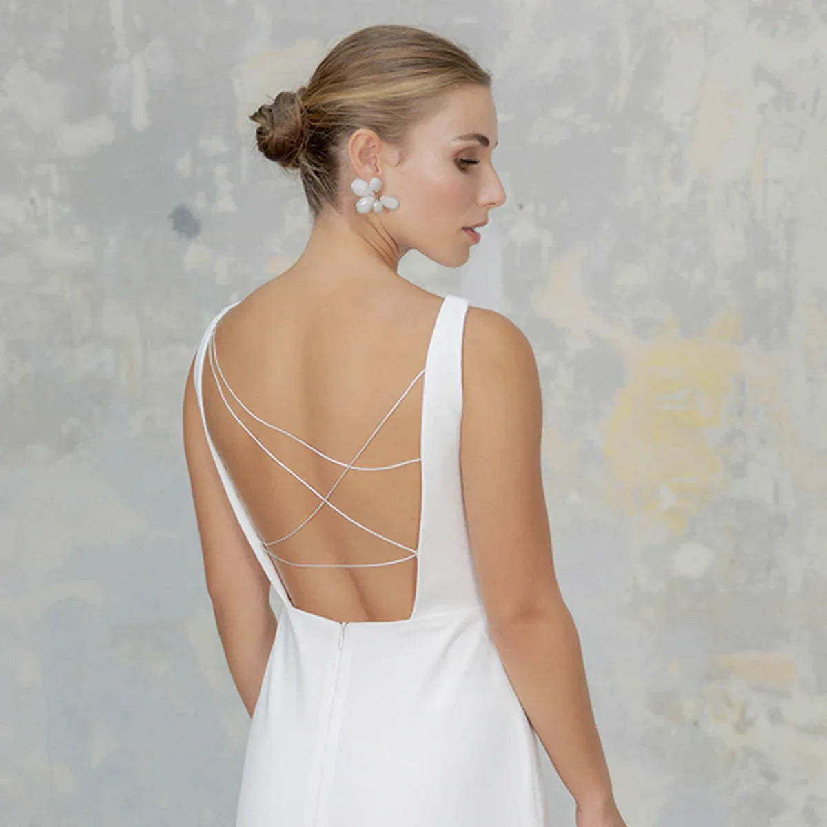 Pendientes Stonehenge Plata Piedra Lunar