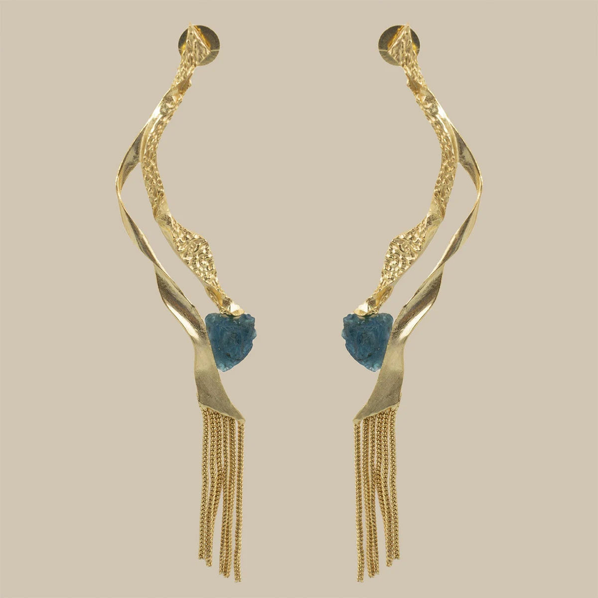 Pendientes Tunicata Azul