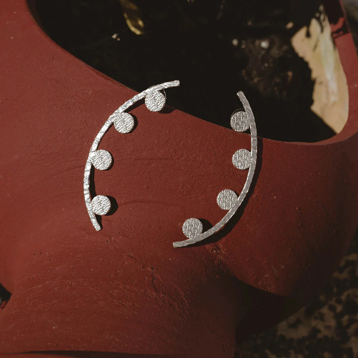 Pendientes Vibra Plata