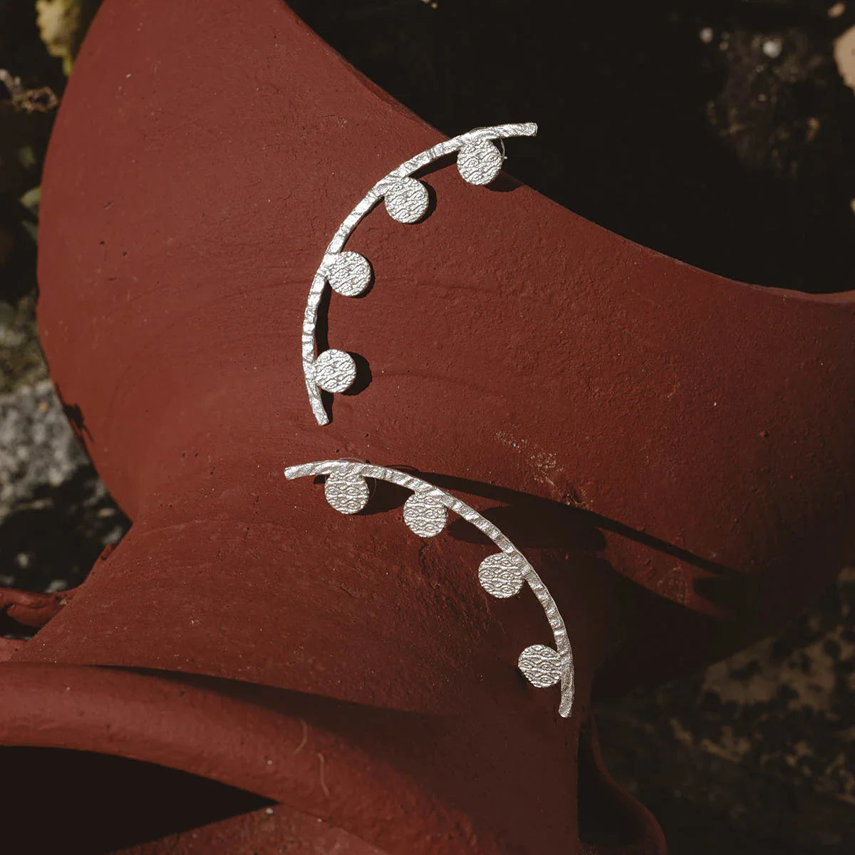 Pendientes Vibra Plata