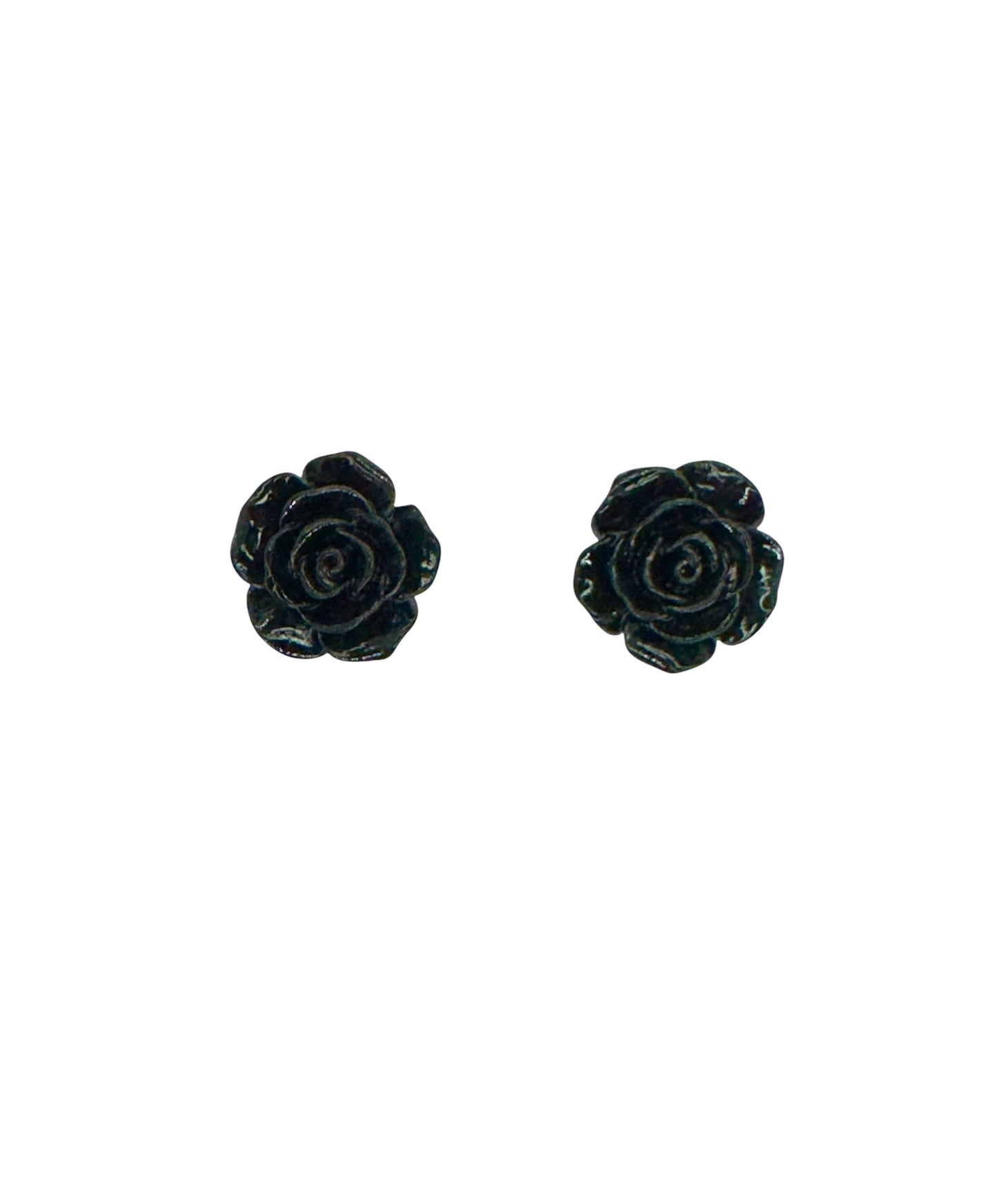 Pendientes Rosae Negro