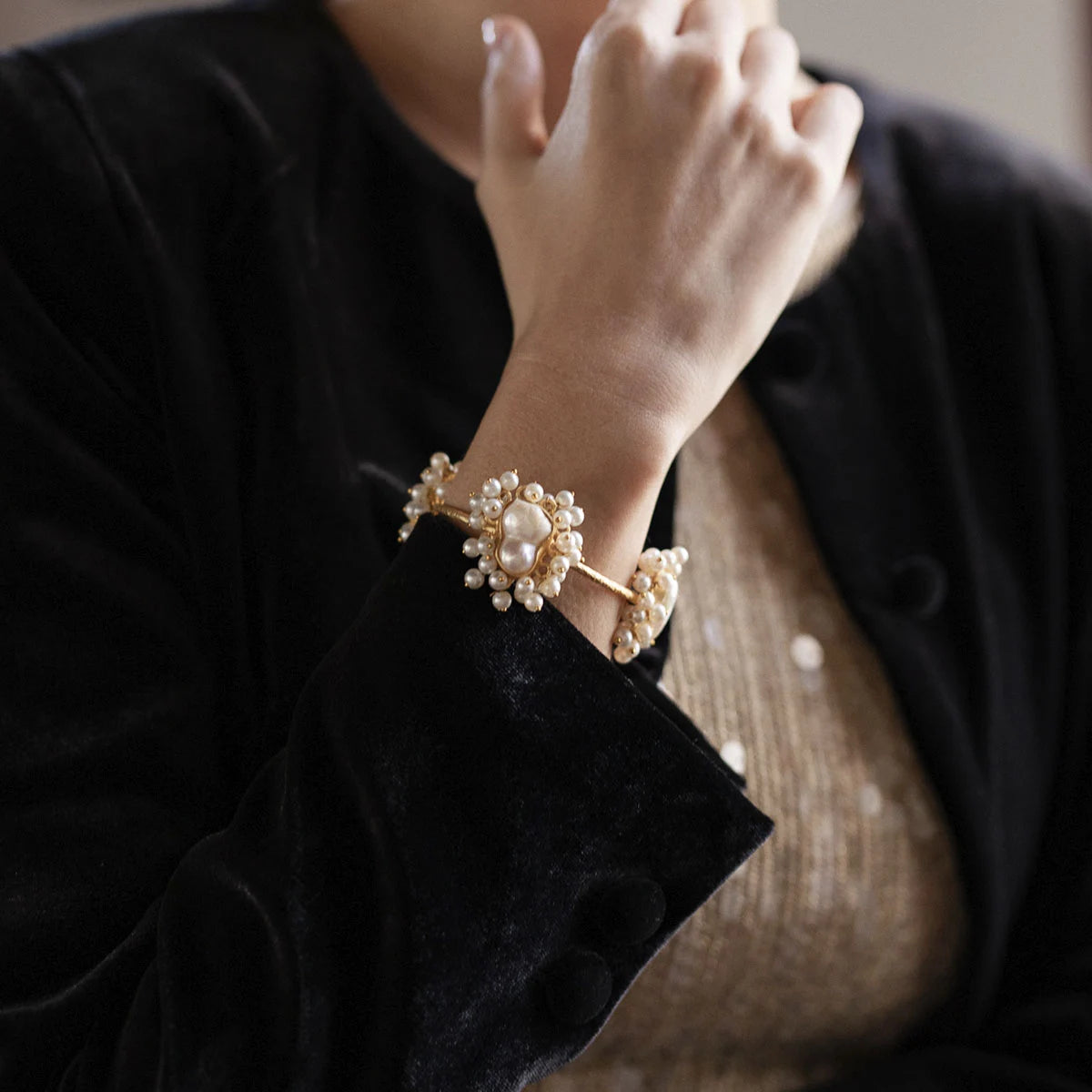 Pulsera Nina Perlas