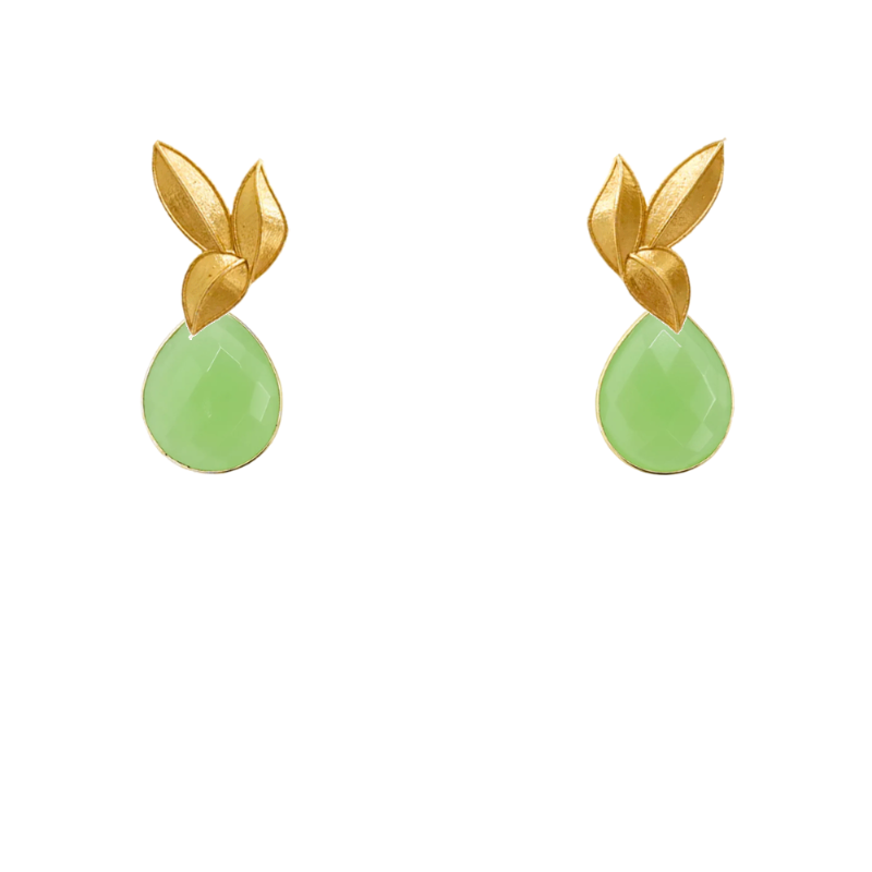 Set Matrix Pendientes Desmontables Laguén y Tear Verde Claro