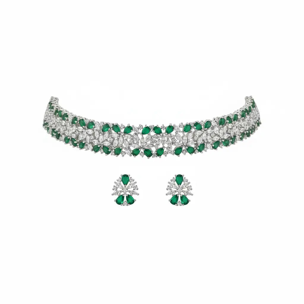 Venta Flash Vintage Conjunto Radiante Ed. Limitada Plata Verde