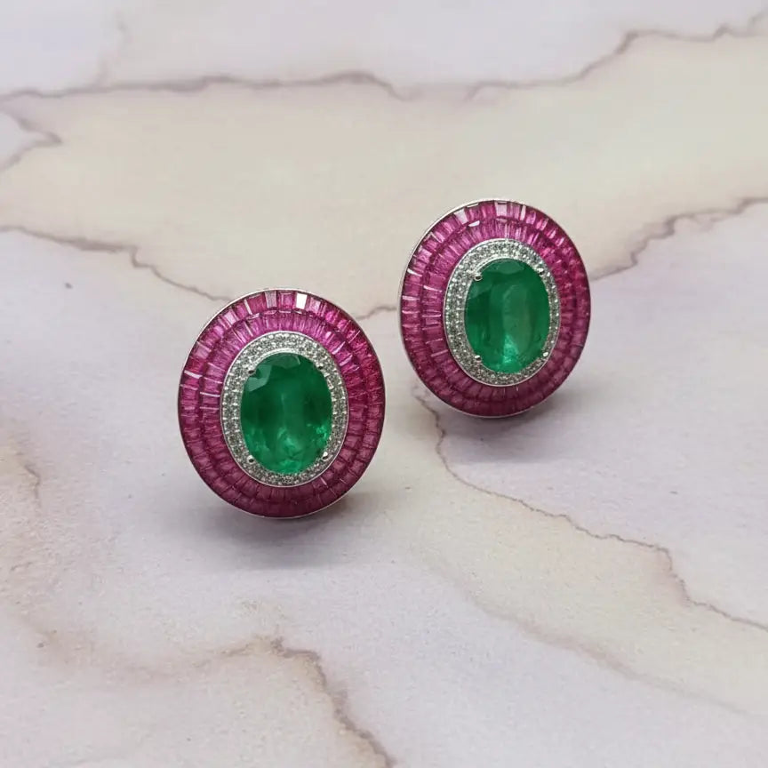 Venta Flash Vintage Conjunto Rubelit Ed. Limitada Verde y Fucsia