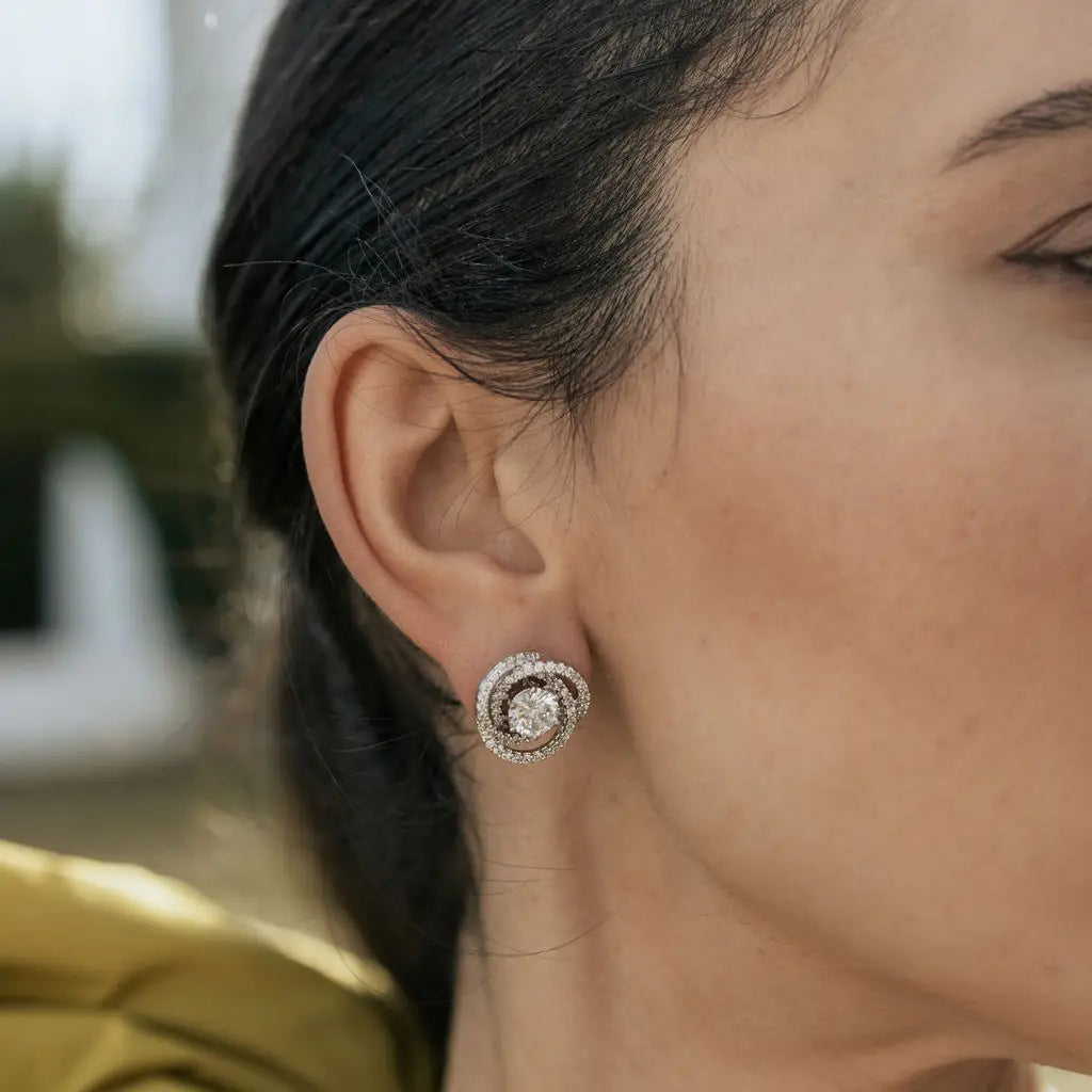 Venta Flash Vintage Pendientes Beloria Ed. Limitada Plata Shine