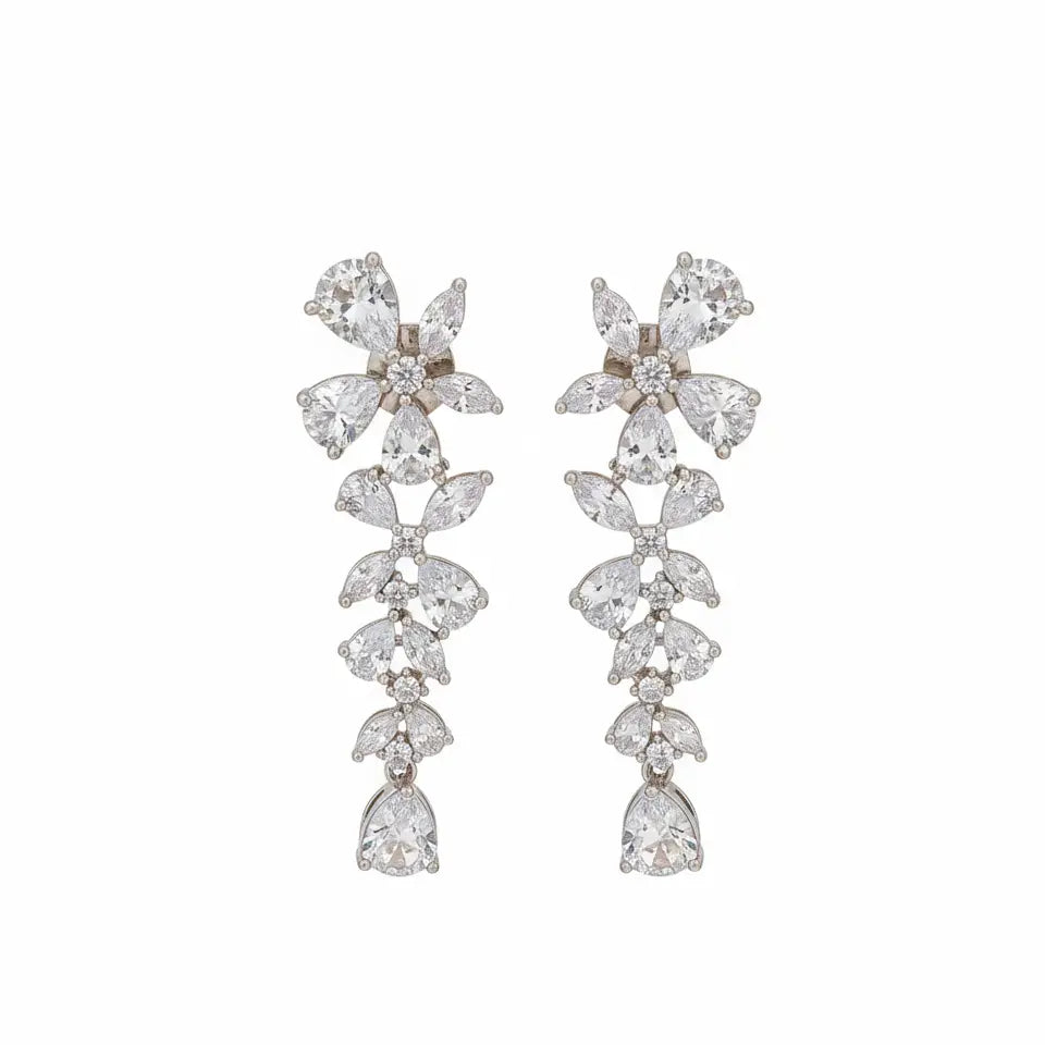 Venta Flash Vintage Pendientes Cristava Ed. Limitada Plata Sine