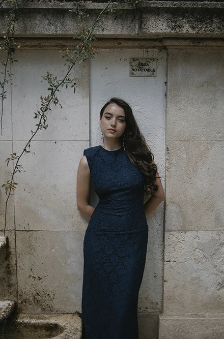 Vestido Bruma Azul