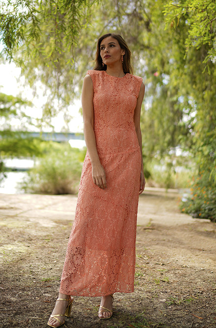 Vestido Bruma Coral - Liquidación
