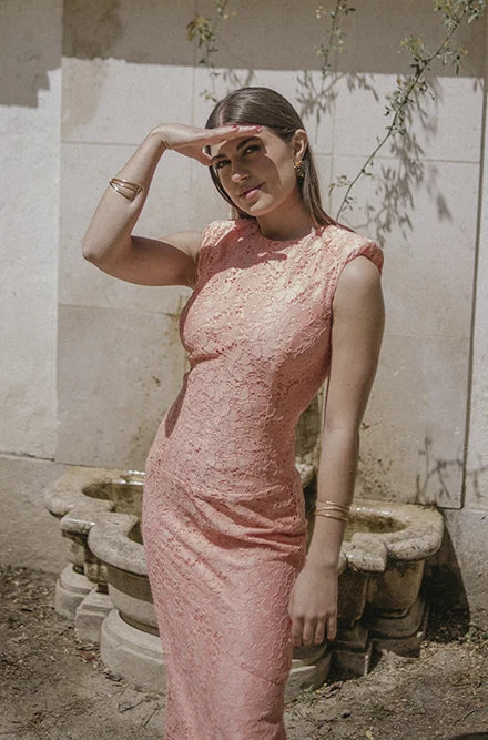 Vestido Bruma Coral - Liquidación