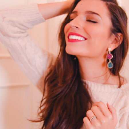 Pendientes Acanthus Plata Fucsia mo y Verde