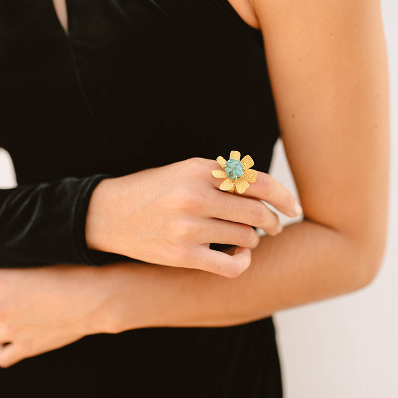 Anillo Azure Turquesa