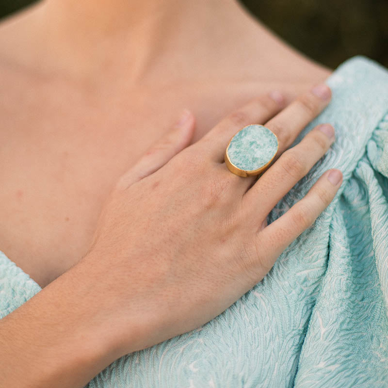 Anillo Galaxy Ed. Limitada Pulido Morado