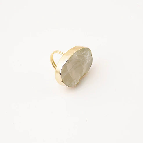 Anillo Galaxy Ed. Limitada Rough Verde lima